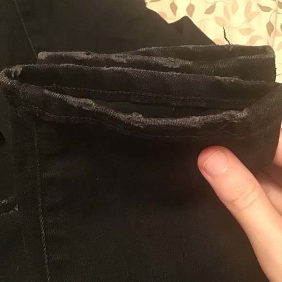 American Eagle black high rise Next Level stretch size 10 jeans - Picture 6 of 9